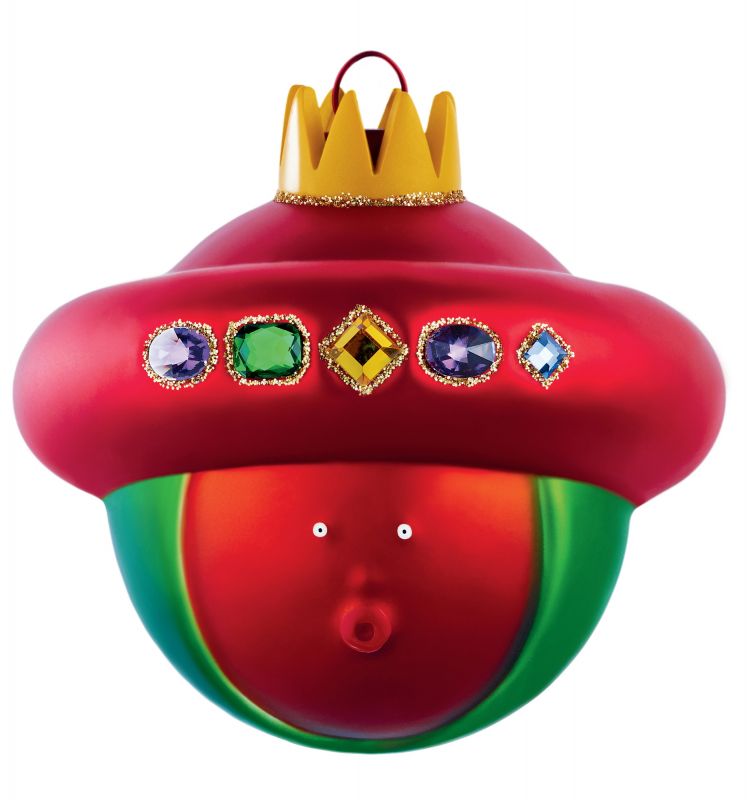 Palle Presepe - Balthasar große Weihnachtskugel Alessi AMJ13 10